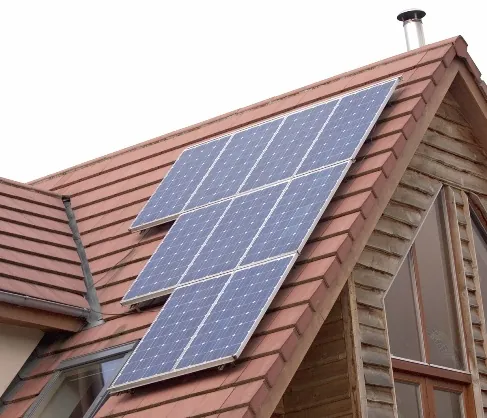 Home with Energy Efficient Solar Panels Home with Energy Efficient Solar Panels